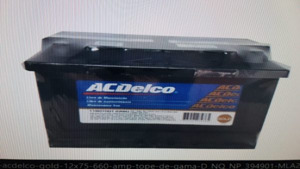 Batería ACdelco 12x75 amp